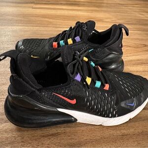 Nike Air Max 270 - Black Multicolor - Girls Boys size 4.5